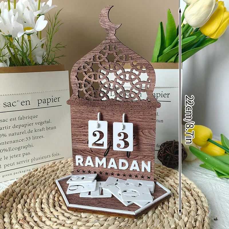 Eid Advent Calendars Ramadan Countdown Calendar 2025 Muslim Islamic Festive Decor Eid al-Fitr Decorations Eid Mubarak Gifts