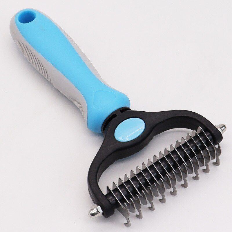 Professional Pet Deshedding Brush Dog Hair Remover Pet Fur Knot Cutter Puppy Cat Comb Brushes Dogs Grooming Shedding Supplies