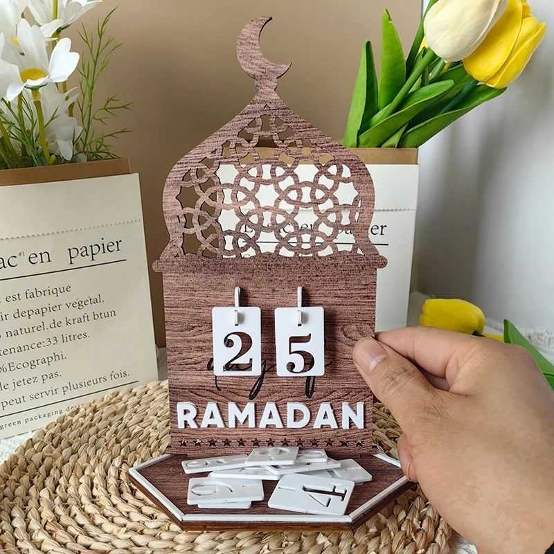 Eid Advent Calendars Ramadan Countdown Calendar 2025 Muslim Islamic Festive Decor Eid al-Fitr Decorations Eid Mubarak Gifts