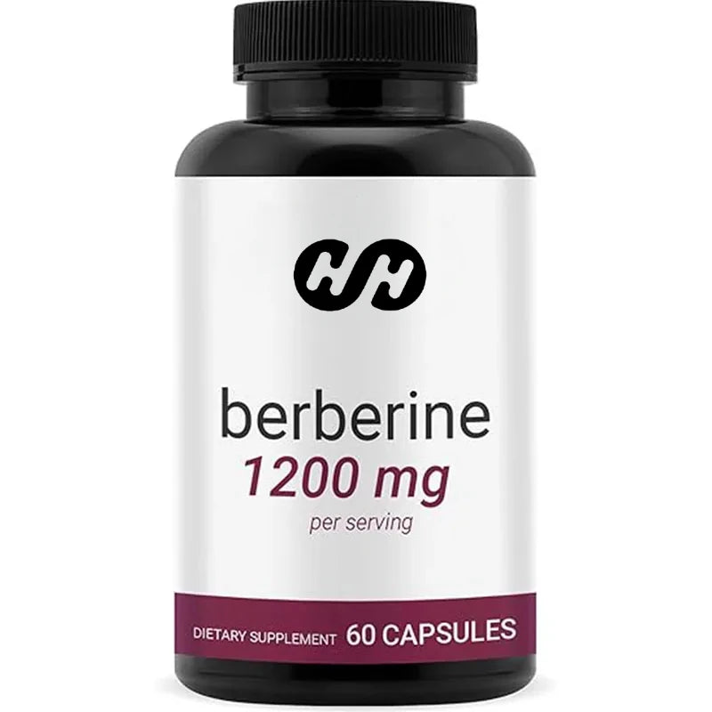 Berberine Supplement -1200mg Per Serving - Berberine HCI - Berberine Plus -60 Capsules
