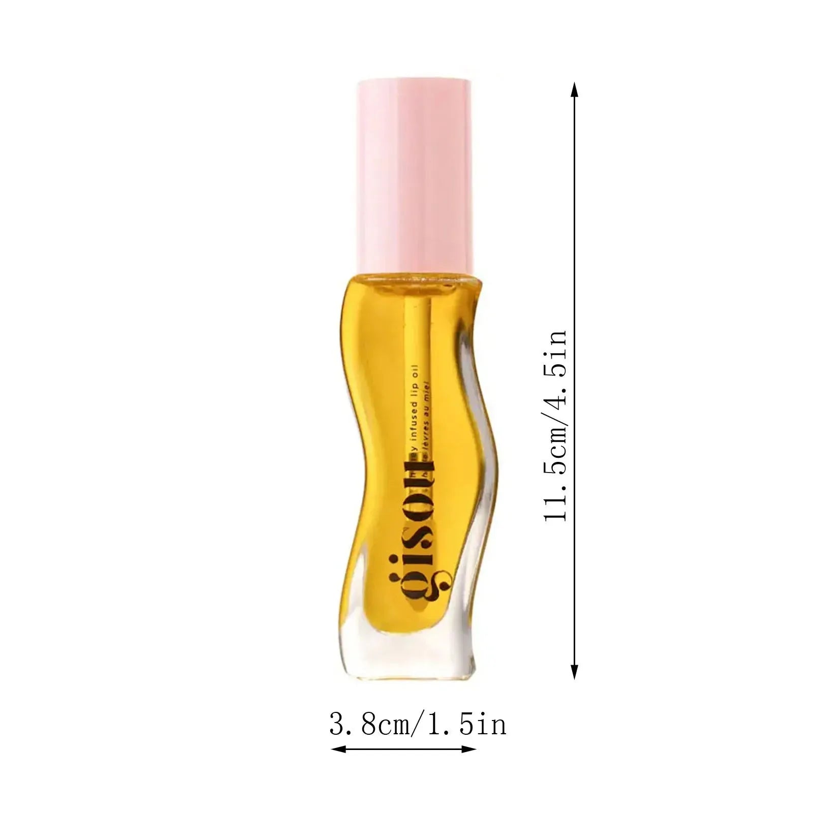 Moisturizing Temperature Liquid Lipstick, Honey Color Moistourizing Lip Makeup Lip Oil, Long Lasting Nourishing Moisturizing 8ml