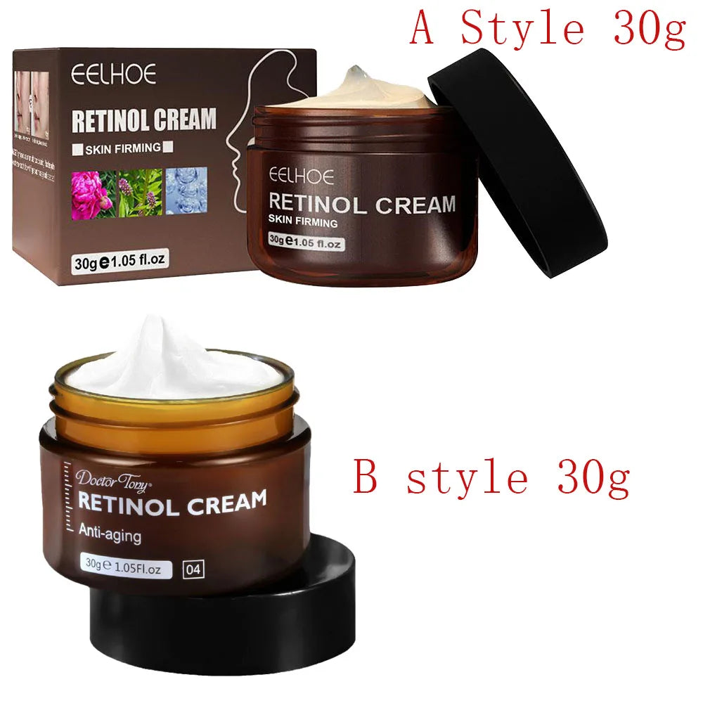 Retinol Face Cream Brightening Smoothing Moisturing Hydrating Lifting Firming Tightening Facial Skin Care Product 30g