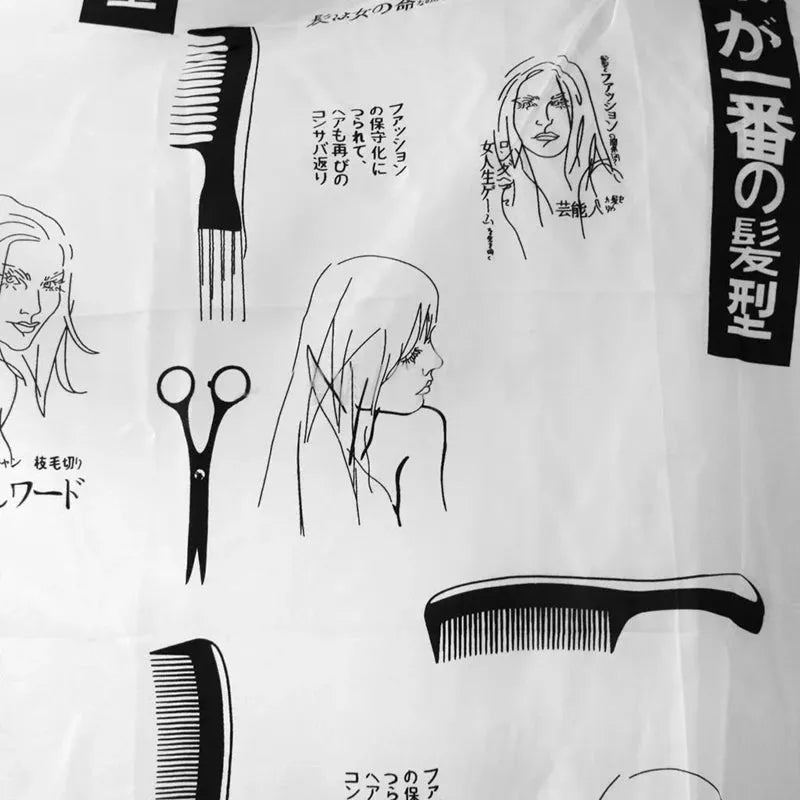 Creative Barber Hairdresser Aprons Haircut Capes Barbershop Waterproof Aprons Shawls Salon Professional Accessories Haircut Tool