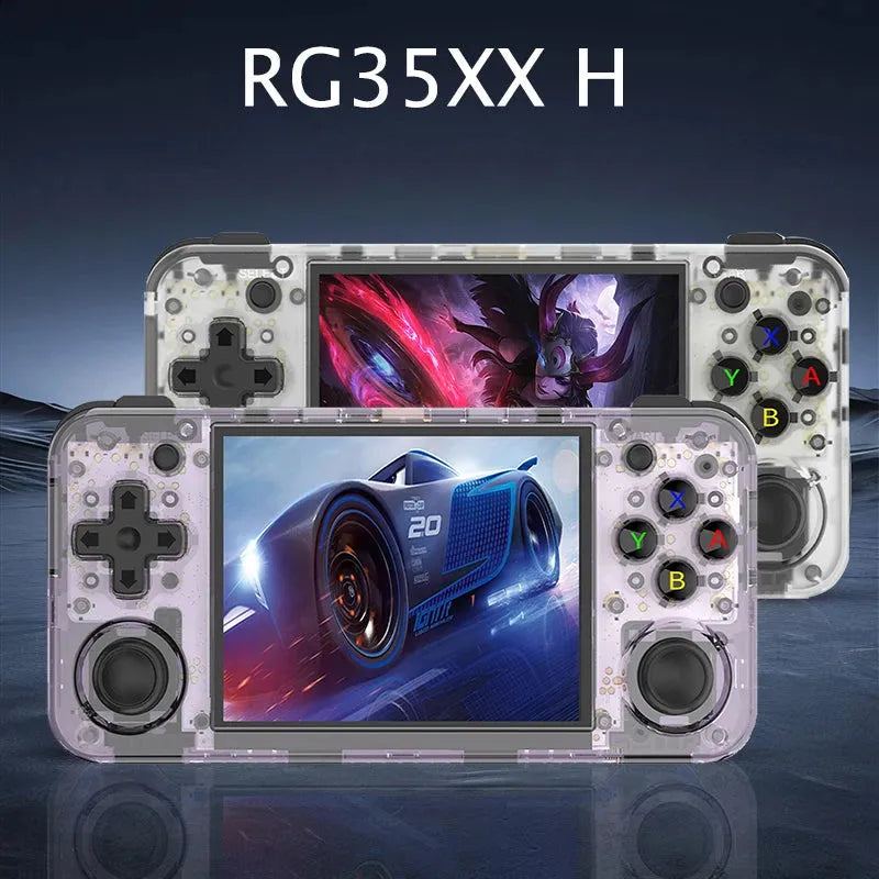 RG35XX H Handheld Game Console 3300mAh 64G Classic Games 3.5-inch IPS Screen Linux Retro Video Games Player