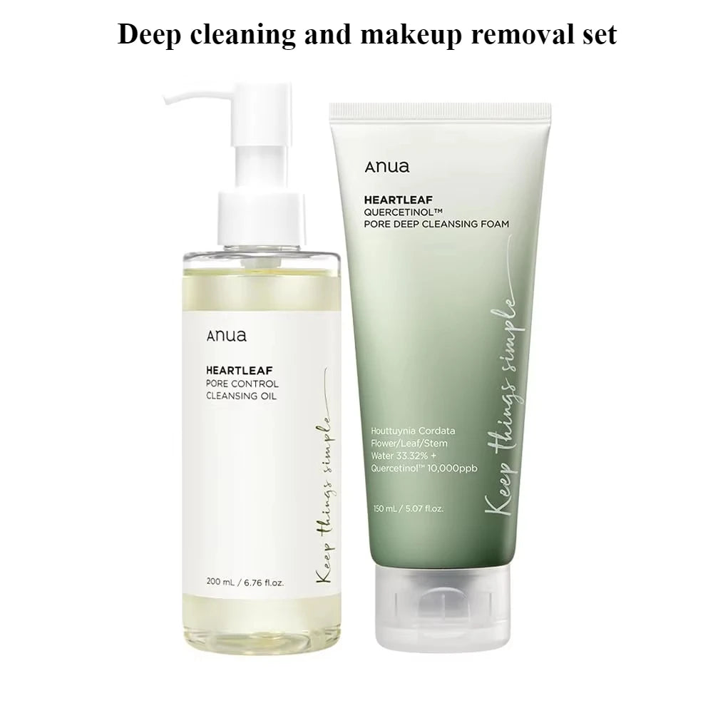 Korean Anua Heartleaf Rice 70 Glowing Milky Toner 77 Acne Lotion Whitening Cream Serum Faciales Originales Skincare Products set