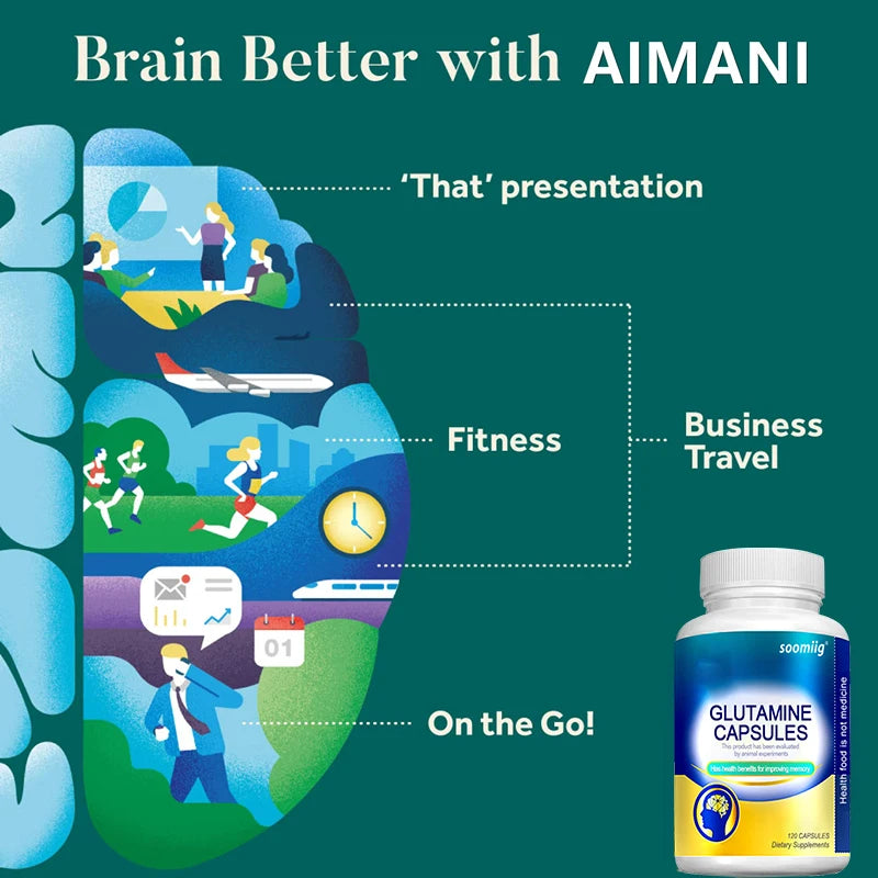 IQ Brain Booster Pills Improve Memory Boost Concentration Advanced Nootropic Neuroenergy Brain Development Capsule Supplement