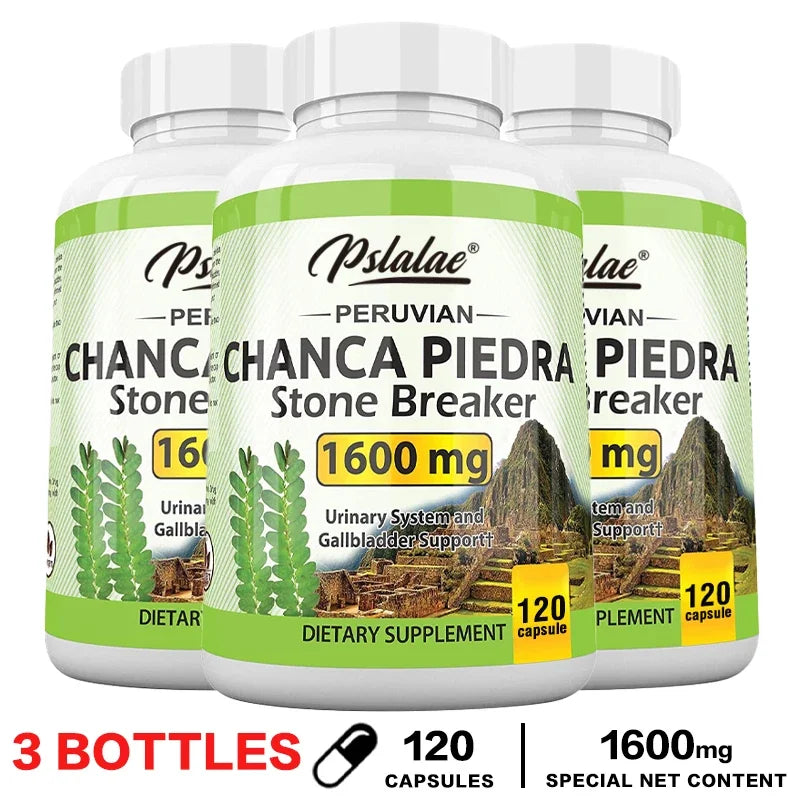 Chanca Piedra 1600mg - Kidney Support Supplement, Clears Kidney Stones and Gallstones