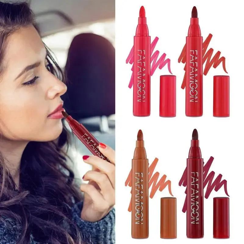 1pcs Lip Liner Marker Pen Hydrating Waterproof Lip Stain Long Lasting Colour Matte Lipstick Contour Pen With A Natural Effect