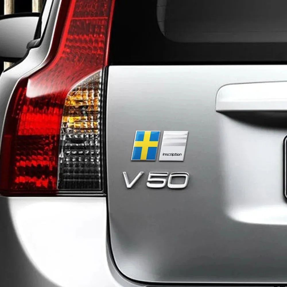 3D Metal Car Sticker Rear Boot Trunk Emblem Badge Decals For Volvo V40 V50 V60 V90 C30 S60 S80 S90 XC90 XC60 XC40 Accessories