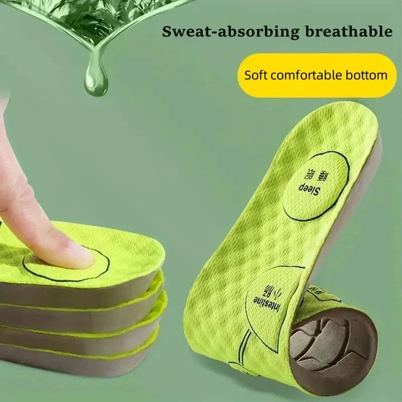 5 Pairs Insoles with Soft Breathable Sports Inserted into Sweat Absorbent Insoles