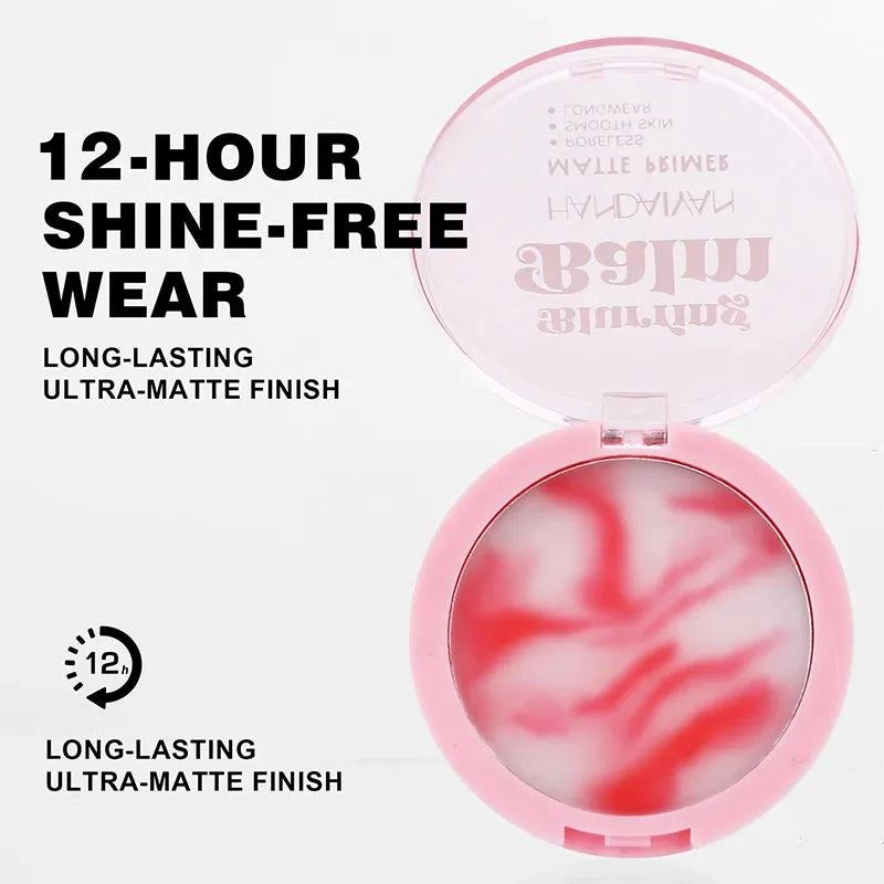 New Matte Primer Face Balm Makeup Long Lasting Waterproof Concealer Foundation Loose Powder Base Cosmetic Face Powder