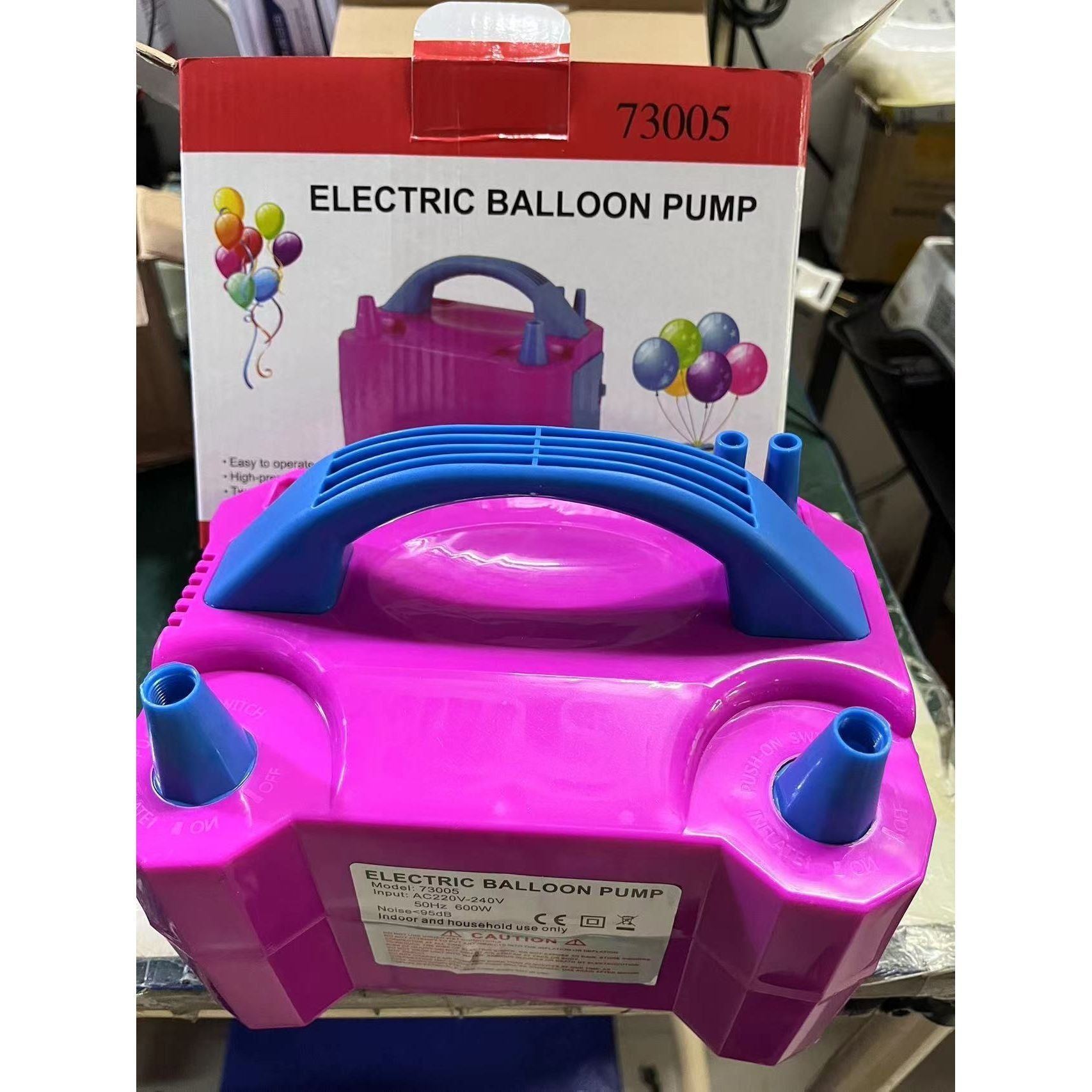 Electric Balloon Inflator Dual-Nozzle Globos Machine Air Blower for Party Balloon Arch Column Stand Inflatable