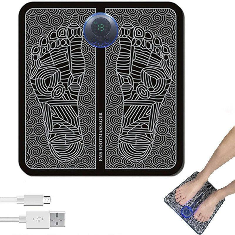 EMS Foot Massager Electronic Acupuncture Massage Pen Neck Toner Body Massager Trainer Electrical Muscle Stimulation Massage