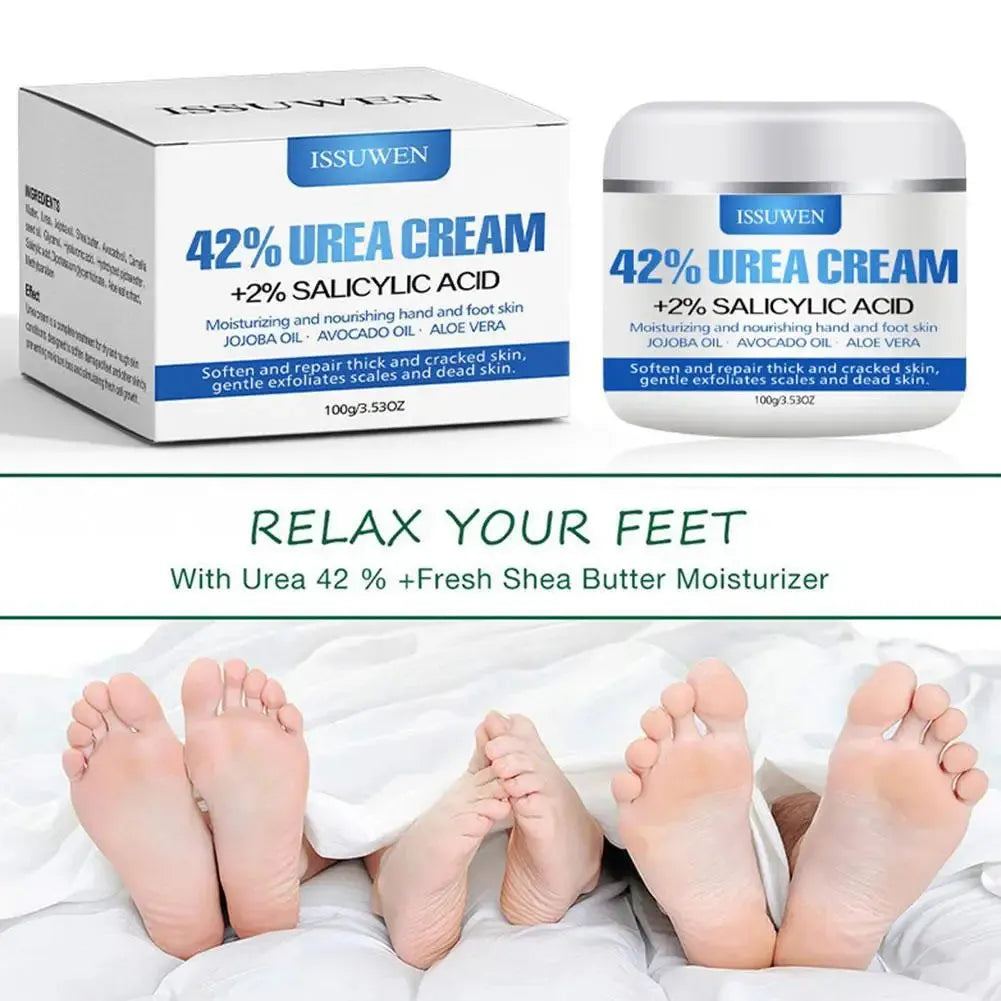 Anti-dry Foot Cream 42% Urea Repairing Cream Foot & Leg Anti-Cracking ,Deep Soothing Moisturizing Heel Treatment Foot Care Cream