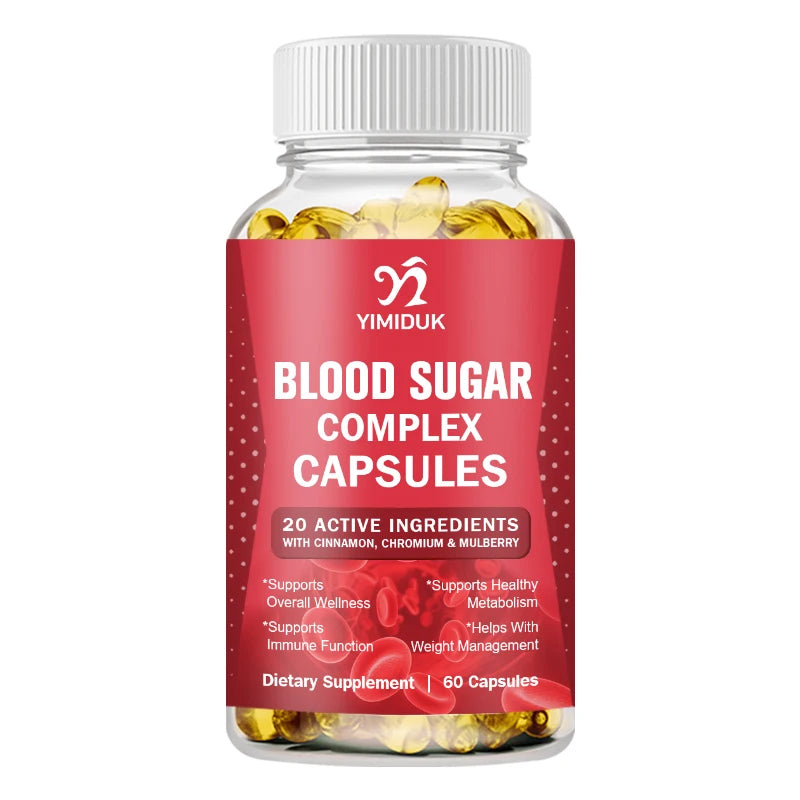 Blood Pressure Support Supplement - Balances Blood Sugar Levels, Digestion, Glucose Metabolism, Immune Health