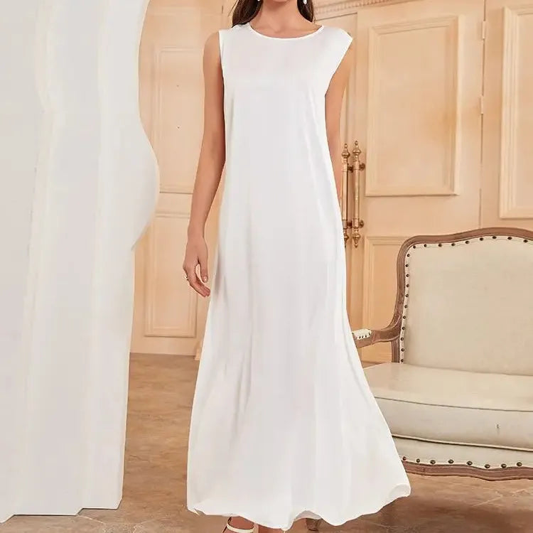 White Ramadan African Dresses Islamic Clothing For Women Dubai Abaya Turkey Arabic Muslim Dress Robe Musulmane Femme Vestidos