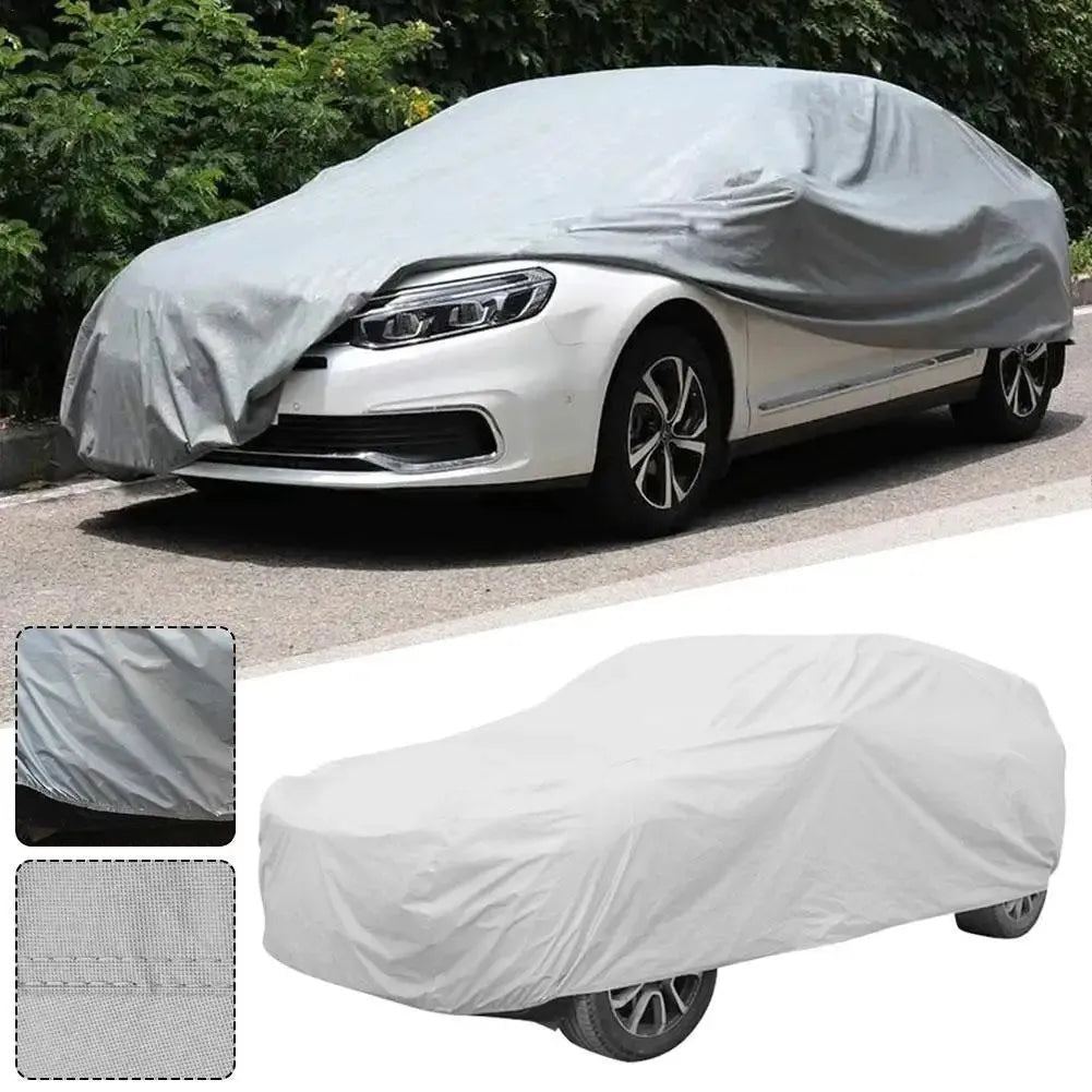 Waterproof Sunshade Car Cover - Universal SUV Sedan Scratch-Resistant Dustproof UV Protection Car Tools Summer Supplies