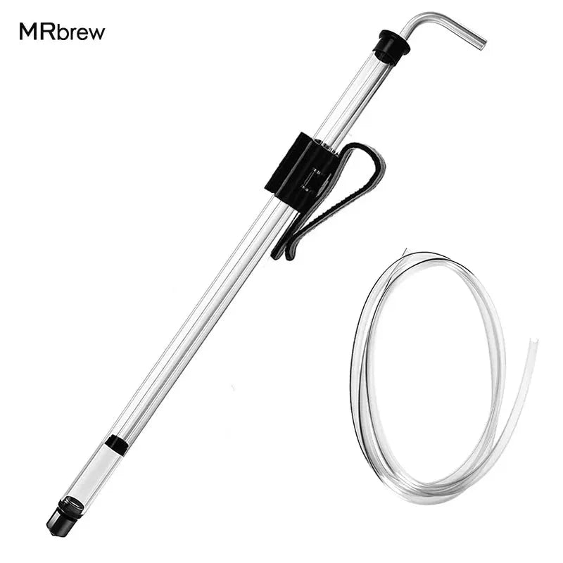 Home Brew Auto Siphon,Wine Transfer Filler Kit (Siphon Racking Cane &1.2M Hose & Clamps) For Beer Wine Bucket Carboy Bottle
