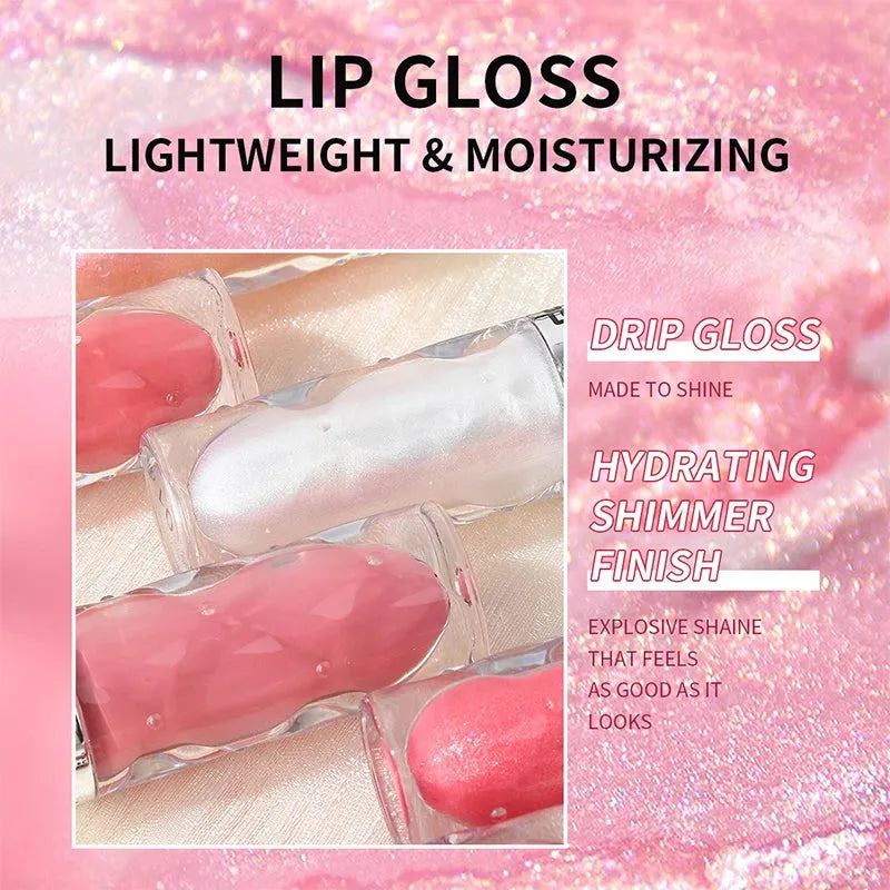 Pearl Mirror Lipstick Deep Moisturizing Hydrating Moisturizing Lip Glaze Lasting Not Easy To Fall Out Of Color