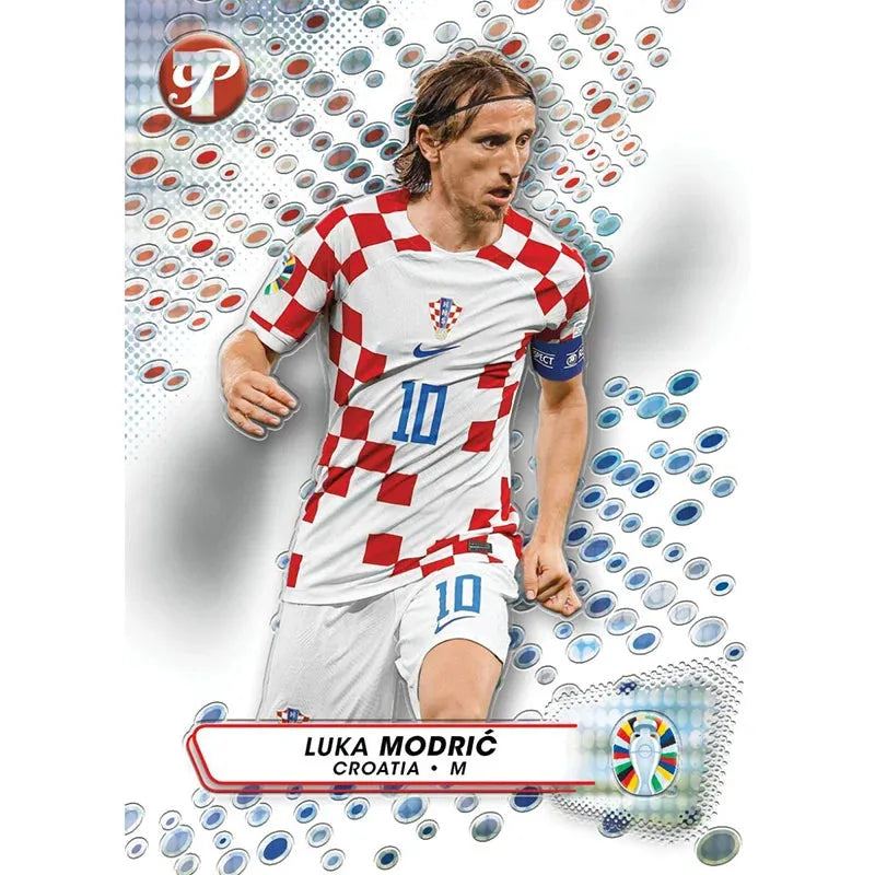 Topps Pristine Road To Uefa Euro 2024 - Hobby Box Collection Card Limited Signature Ronaldo Modric