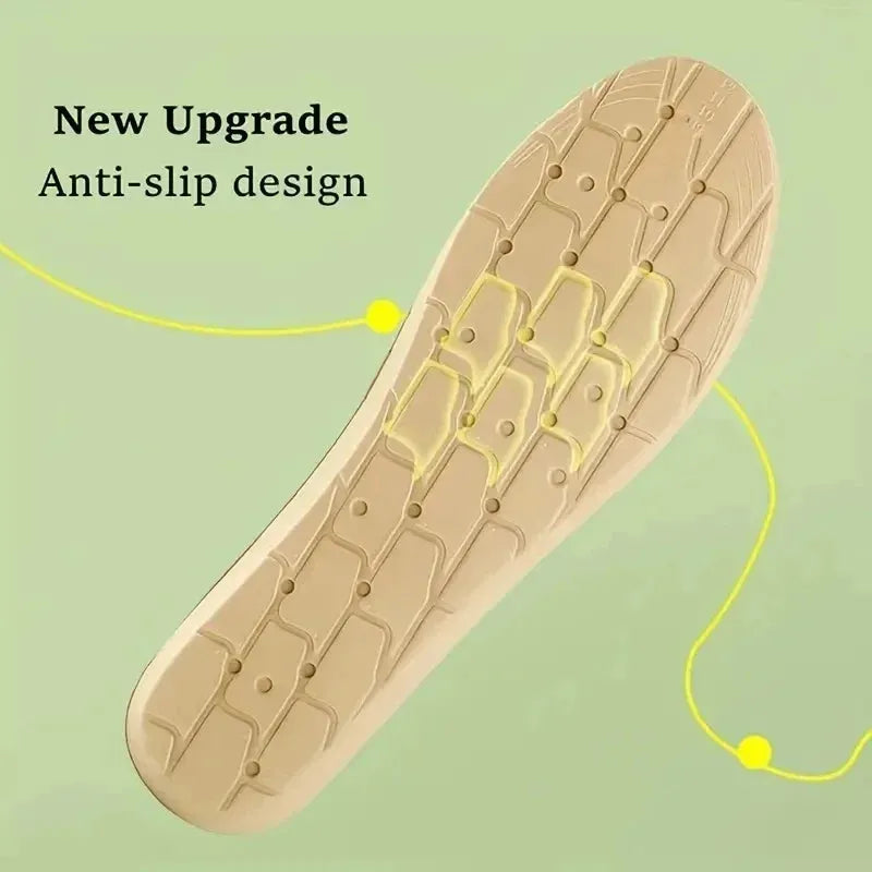 5 Pairs Insoles with Soft Breathable Sports Inserted into Sweat Absorbent Insoles