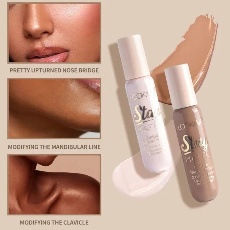 Natural Contour Liquid Color Correcting Full Coverage Sculpt and Highlight Face Duo Matte Concealer Shaping Cream Cosmetics