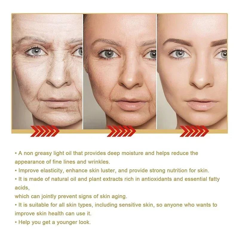 Collagen Wrinkle Removal Face Use Serum Anti-Aging Whitening Beauty Moisturizing Fade Fine Lines Dark Spots Brightening Cosmetic