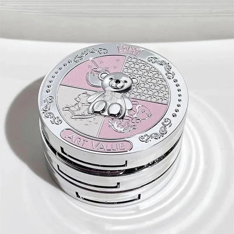 2024 Natural Pink Loose Powder Oil Control Waterproof Mineral Face Pressed Makeup Powder Cosmetic Long Lasting Setting Powder