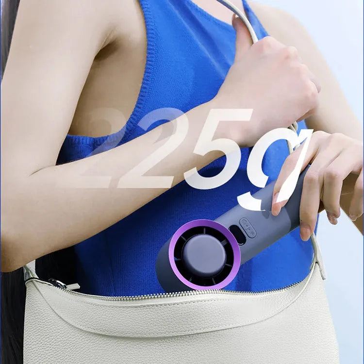 KINSCOTER Portable Handheld Turbo Fan 100 Wind Speeds Adjustable Mini Personal Fan Battery Operated Electric Eyelash Fan