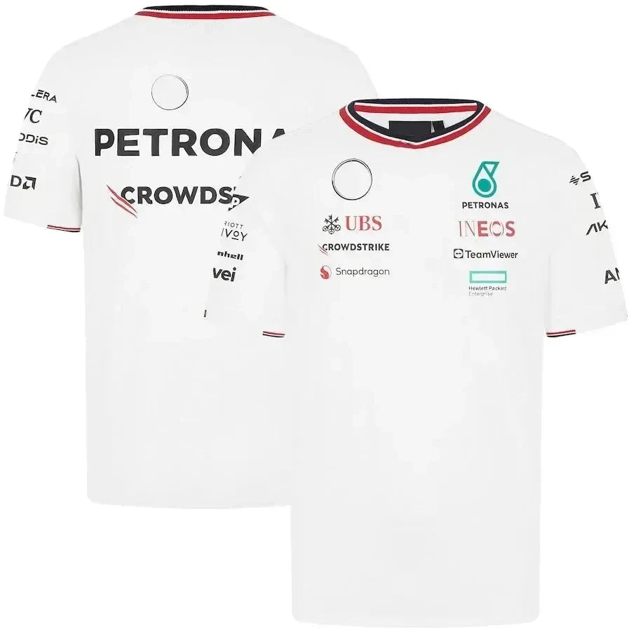 Outdoor Sports SF F1 Driver Racing Jersey Sportswear Men Women Short Sleeve T-shirt Oversized contest jersey Summer Training Tee