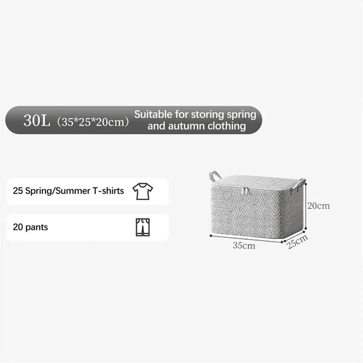 Non-Woven Zippers Storage Bag Moving Quilt Storage Basket Travel Large-Capacity Clothing Storage Bag