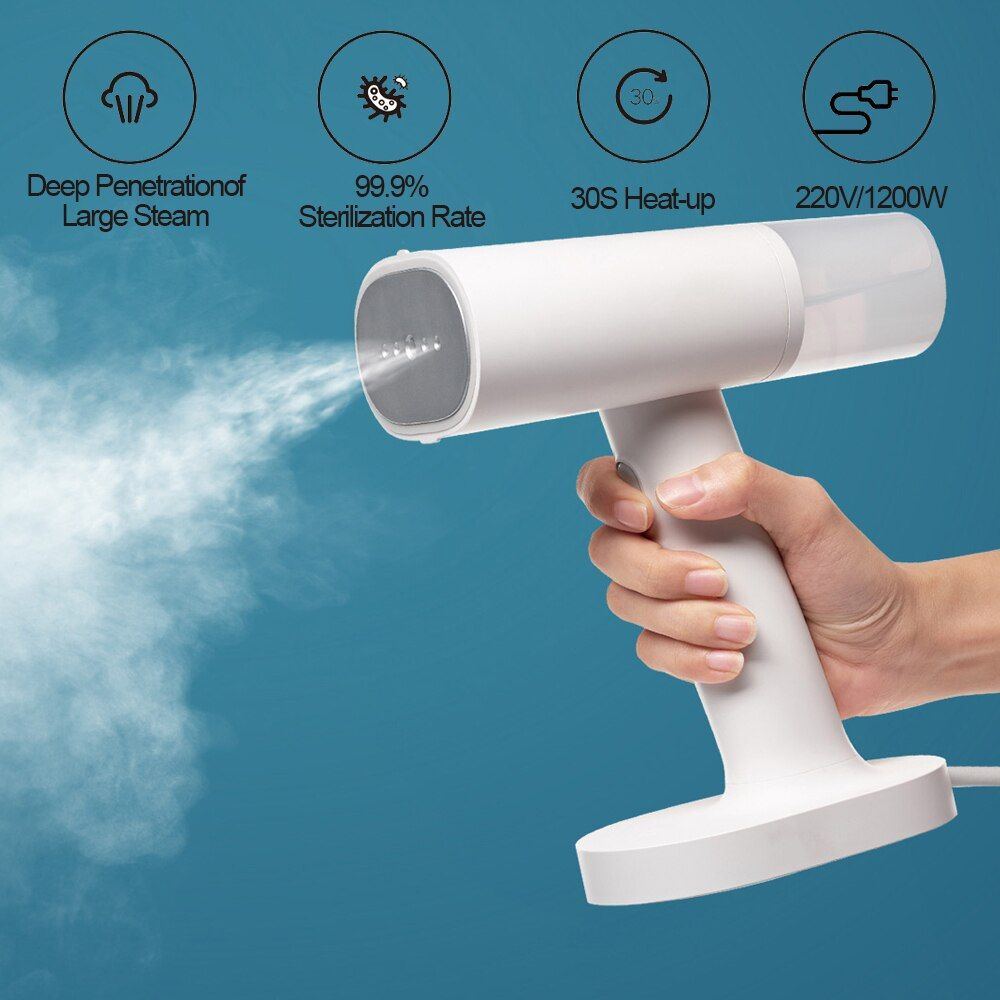 XIAOMI MIJIA Garment Steamer Iron Portable Steam Cleaner Home Electric Mite Removal Handheld Steamer Garment for Clothes