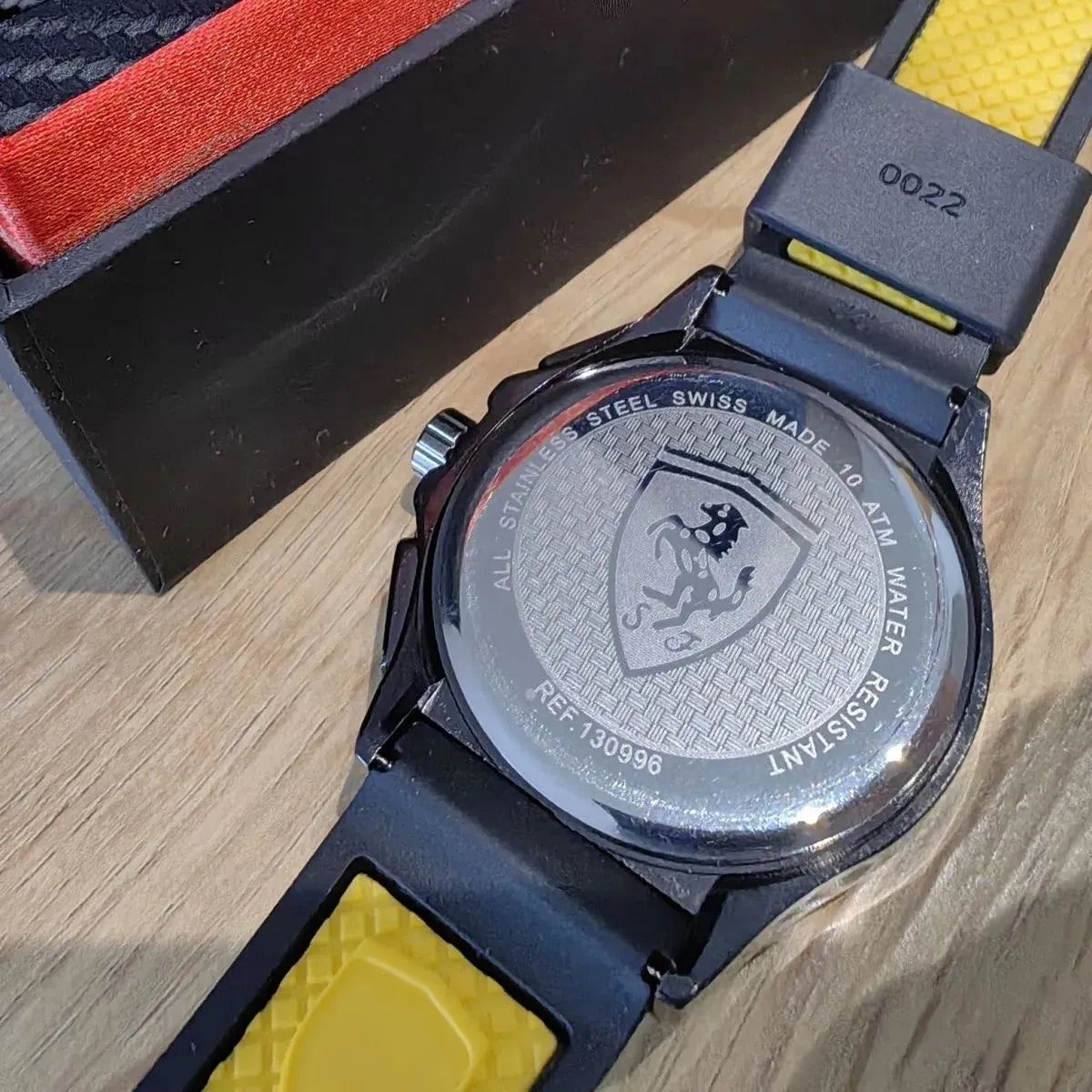 Ferraris watch classic yellow supercar pointer