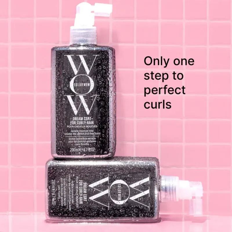 COLOR WOW Dream Coat for Curly Hair-Frizz-Free Curls Made Easy Moisture-Boosting Spray Curl-Enhancing Formula Hair Care Product