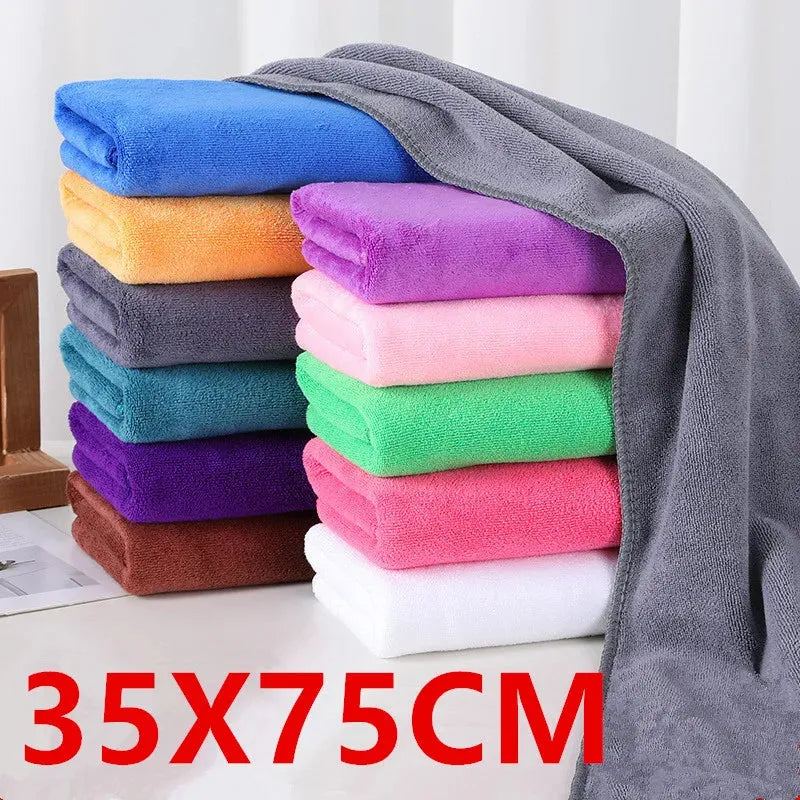 Fine fiber beauty salon towels, barber shop towels, bib towels, absorbent, soft, thickened dry hair towels,adult bathroom towels