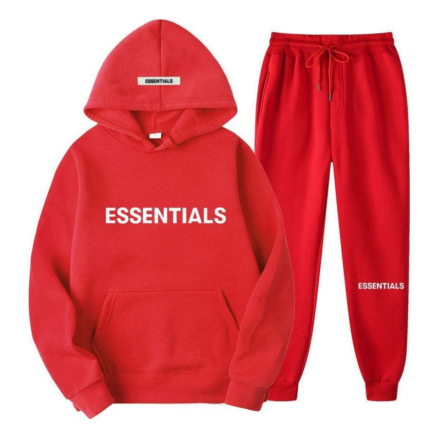 Men's Hooded Sweatshirt Suit Pure Cotton Couple Jogging Sweatshirt Street Sportswear - Jointcorp