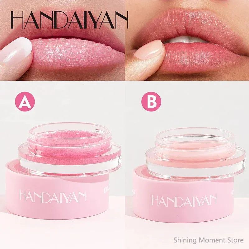 Scrub Lip Mask 2 In 1 Double Effect Lipstick To Repair Dead Skin Exfoliating Moisturizing Repair Fine Lines Lipgloss Lips Care