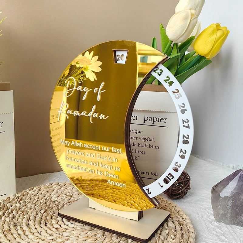 Eid Advent Calendars Ramadan Countdown Calendar 2025 Muslim Islamic Festive Decor Eid al-Fitr Decorations Eid Mubarak Gifts