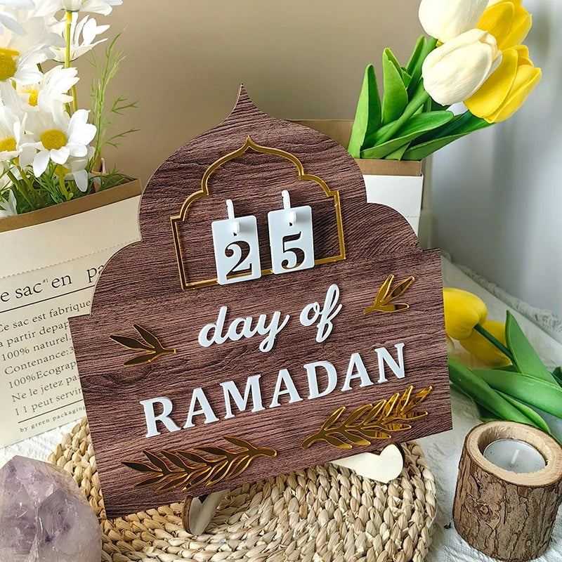 Eid Advent Calendars Ramadan Countdown Calendar 2025 Muslim Islamic Festive Decor Eid al-Fitr Decorations Eid Mubarak Gifts