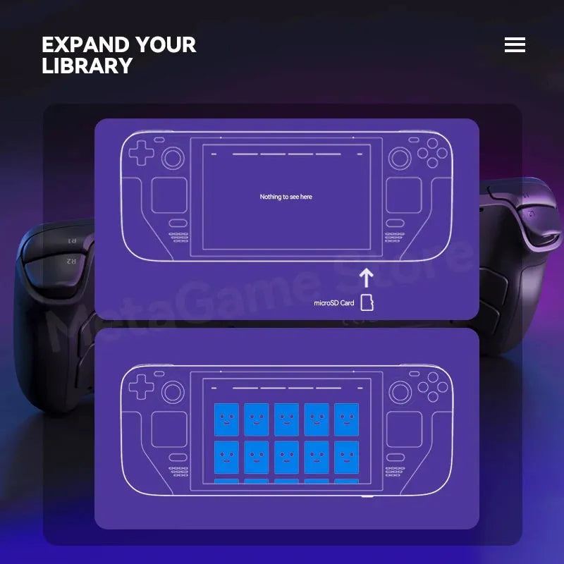 Original Steam Deck 64GB Vapor VALVE Game Handheld PC SteamOS Handheld OS Game Console Steam Deck Console