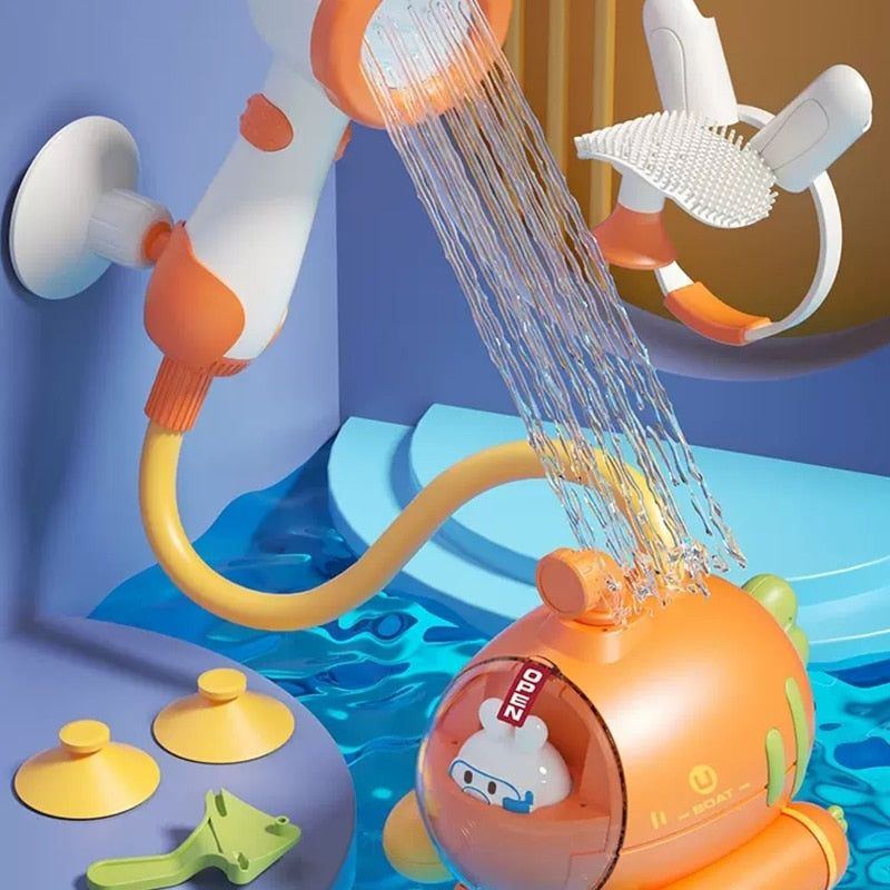 Electric Pool Submarine Radish Summer Children Submarine Children Bathroom Toys