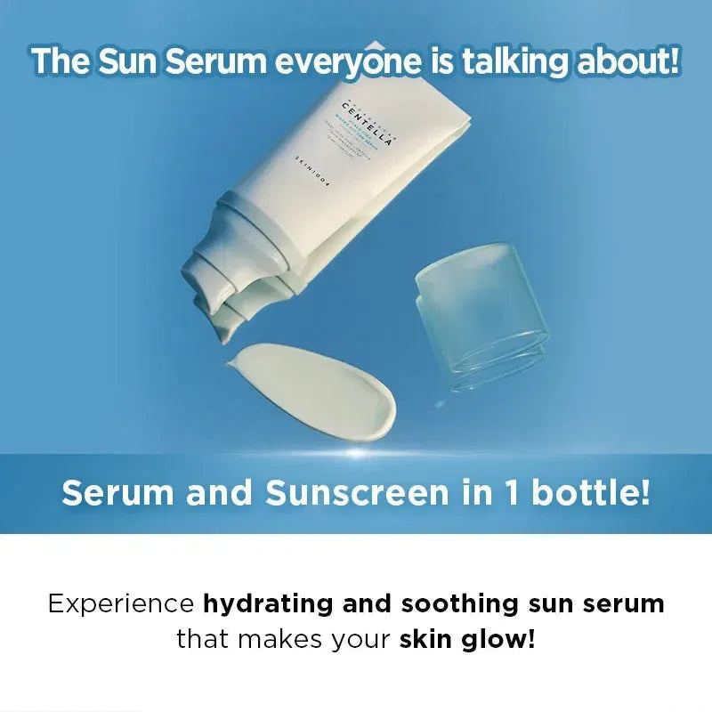 Centella Asiatica Hyaluronic Acid Water Sense Sunscreen Lotion Moisturizing Repair Lotion Long Lasting Sun Protection Non-greasy