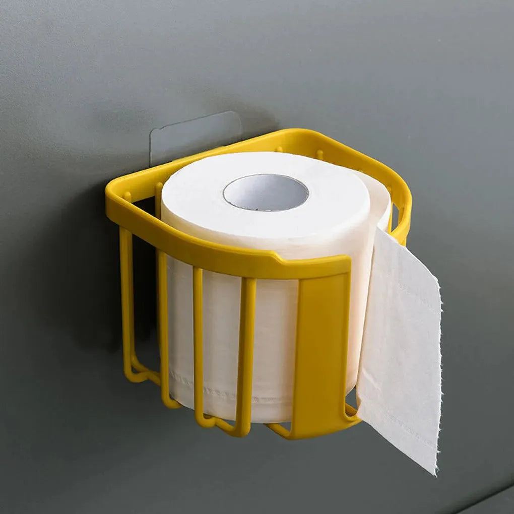 Toilet Paper Shelf Anti-rust Nail-free Wall-mounted Tissue Box Holder