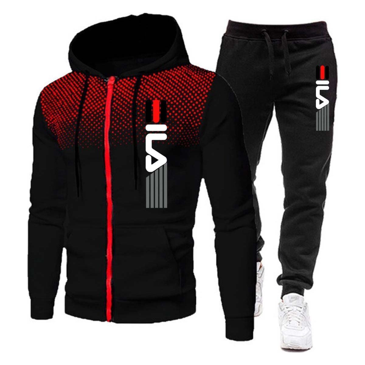 Men Hoodie Fitness Gym Clothing Men Running Set Sportswear Jogger Men'S - Jointcorp