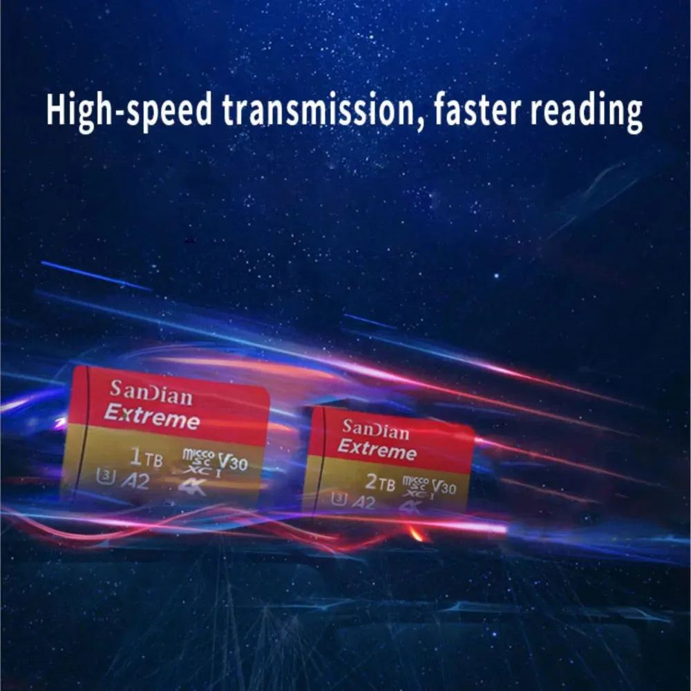 SAN DIAN Original 1TB Micro TF SD Card Flash Class 10 SD Card 2TB Memory Card Memory Card For Phone/Cameras /MP3/MP4