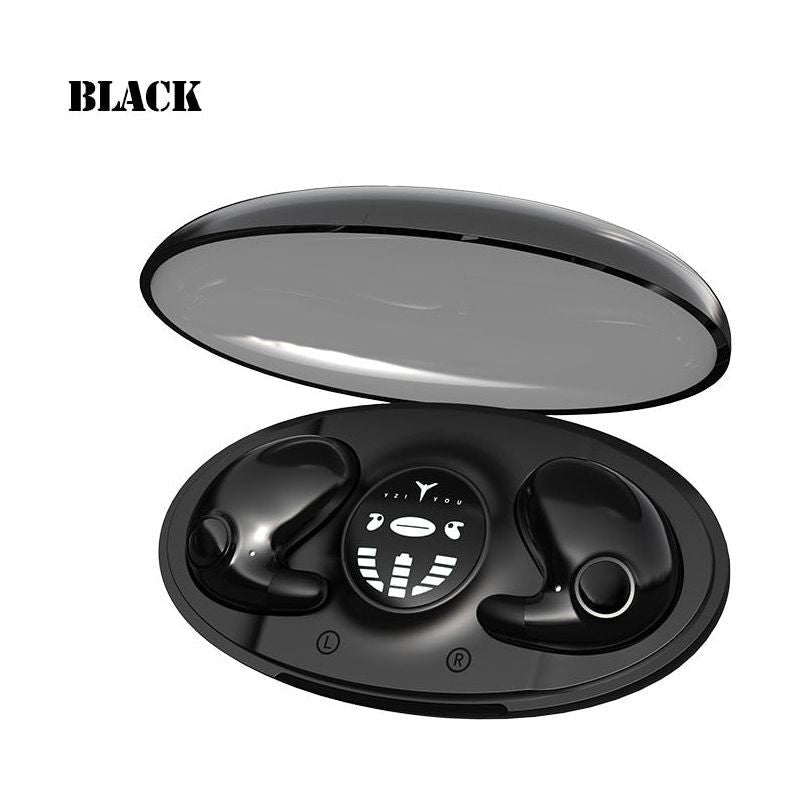New Sleep Wireless Bluetooth Earbuds Headset With Mic Earphone Mini Earpiece TWS Stereo Headphone Waterproof In-Ear - Jointcorp