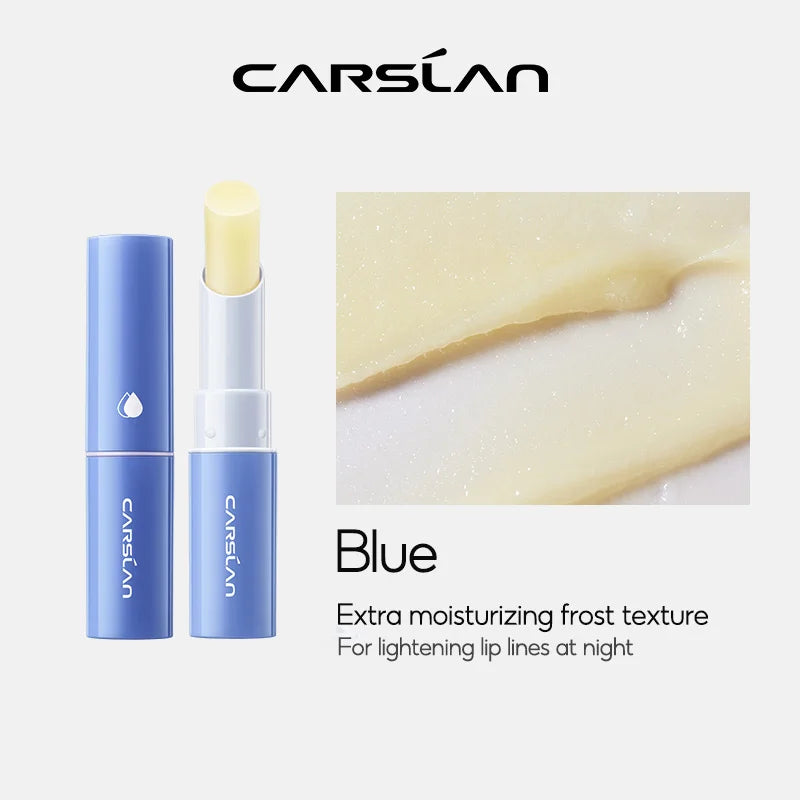CARSLAN Color Lip Balm Flower Essence Extra Moisturizing Natural Lasting Lip Plumper Non Sticky Lip Gloss Makeup Lip Care