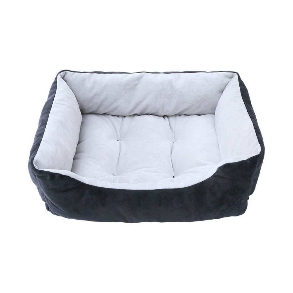 Pet Cat Dog Bed Cozy Square Plush Kennel Puppy Sofa Bed Small Large Dog Sleep Pad Portable Pet Bed Nest Pet Supplies Accessories