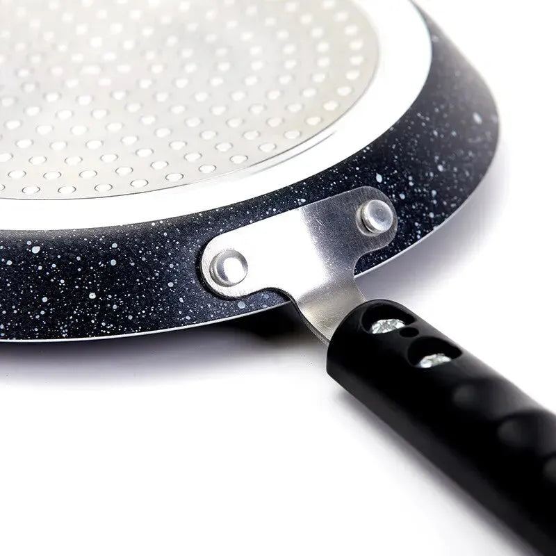 8-inch Aluminum Non-stick Surface Saute Pan Household Kitchen Frying Pans Multi-purpose Simple Durabl Long Handle Anti Scald Pot