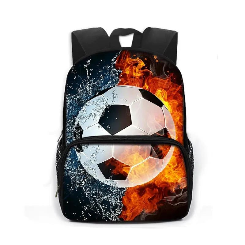 Cool Football Soccer Print Backpack Children School Bags Boys Schoolbag Kids Kindergarten Bag School Backpack Bookbag Gift